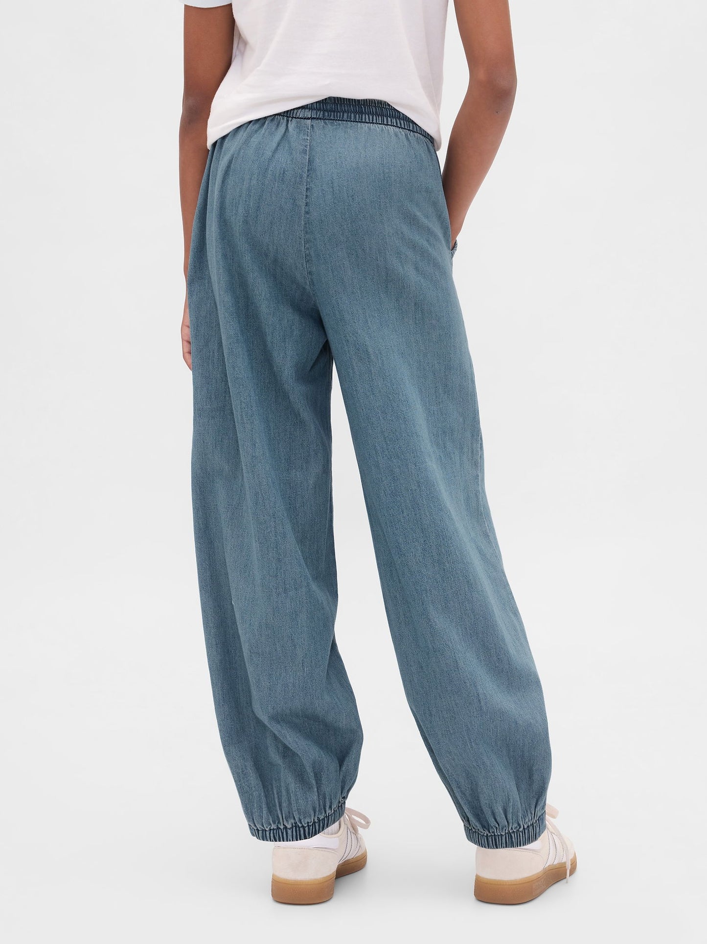 Mavi High Rise Denim Baggy Jogger Pantolon