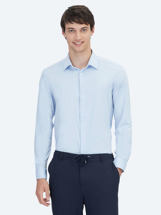 Mavi Regular Fit Uzun Casual Gömlek