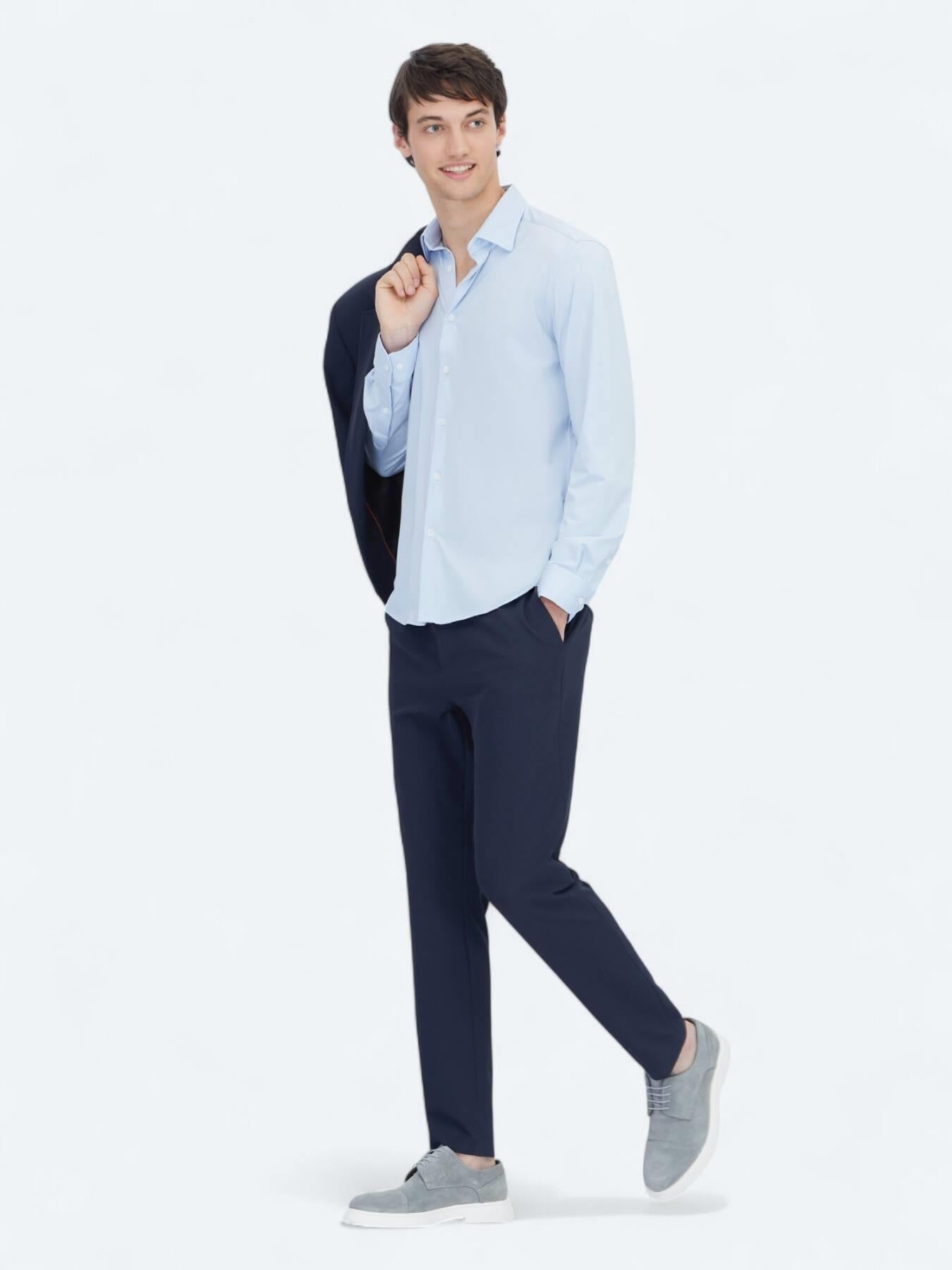 Mavi Regular Fit Uzun Casual Gömlek