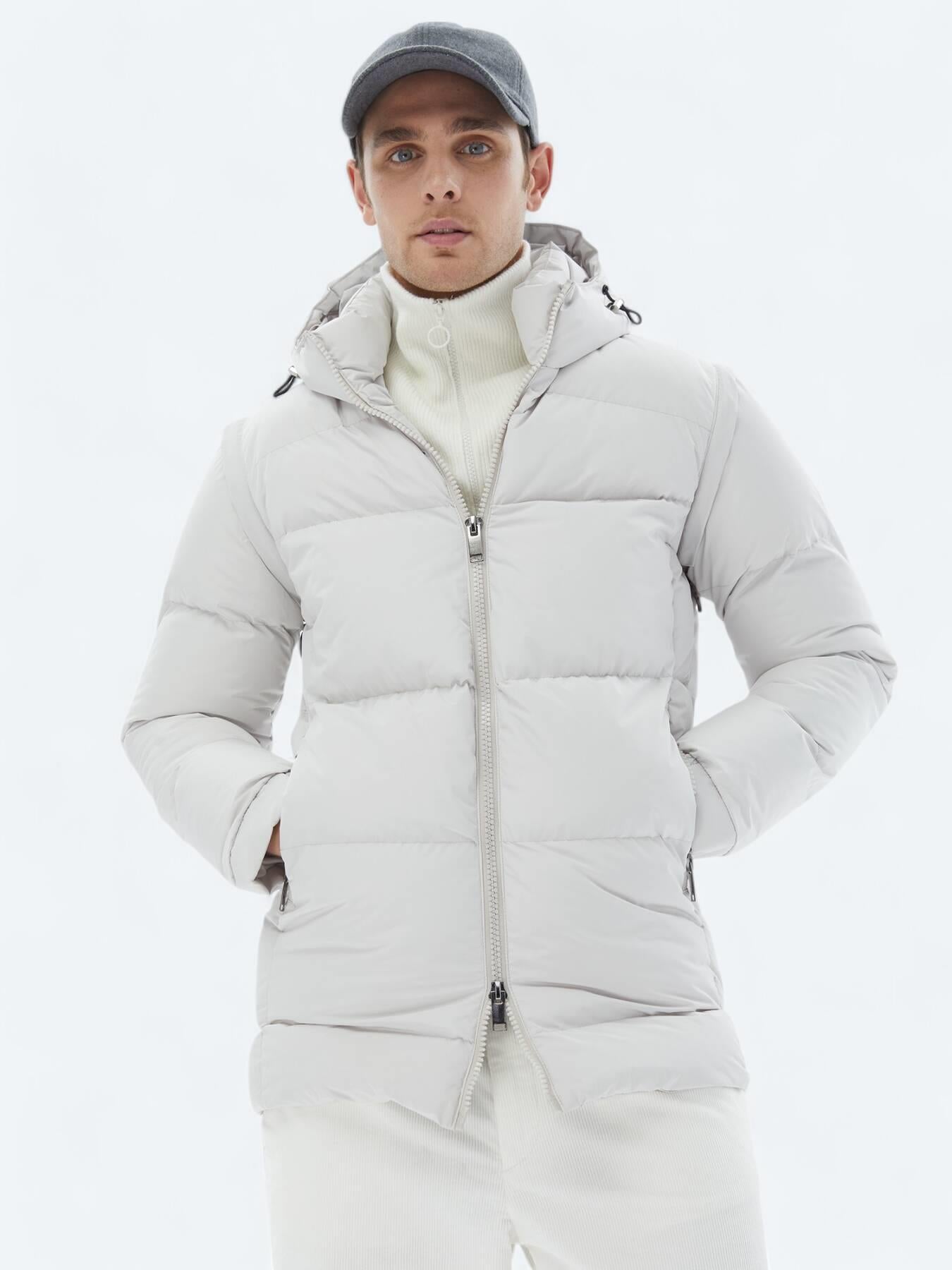 Taş Regular Fit Casual Dokuma Mont