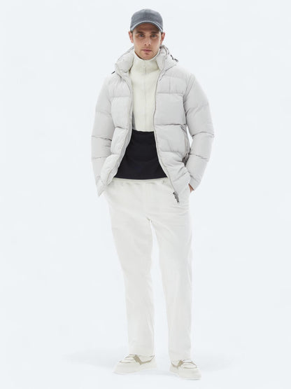 Taş Regular Fit Casual Dokuma Mont