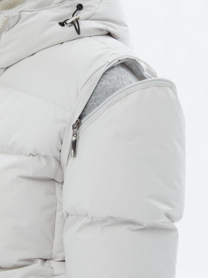 Taş Regular Fit Casual Dokuma Mont