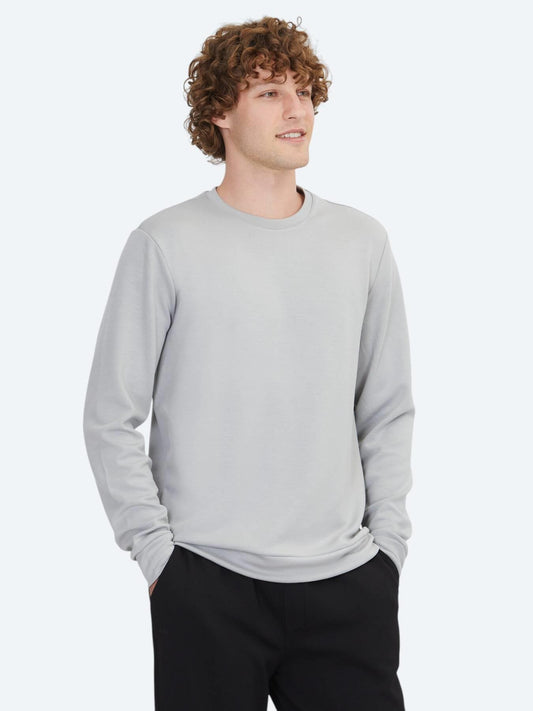 Gri Bisiklet Yaka Sweatshırt
