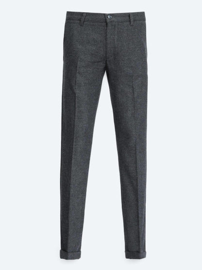 Antrasit Dokuma Jogging Fit Casual Yün Karışımlı Pantolon