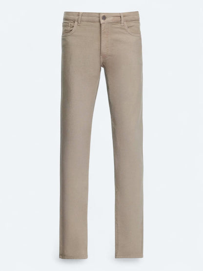 Vizon Dokuma Slim Fit Casual Pamuk Karışımlı Pantolon