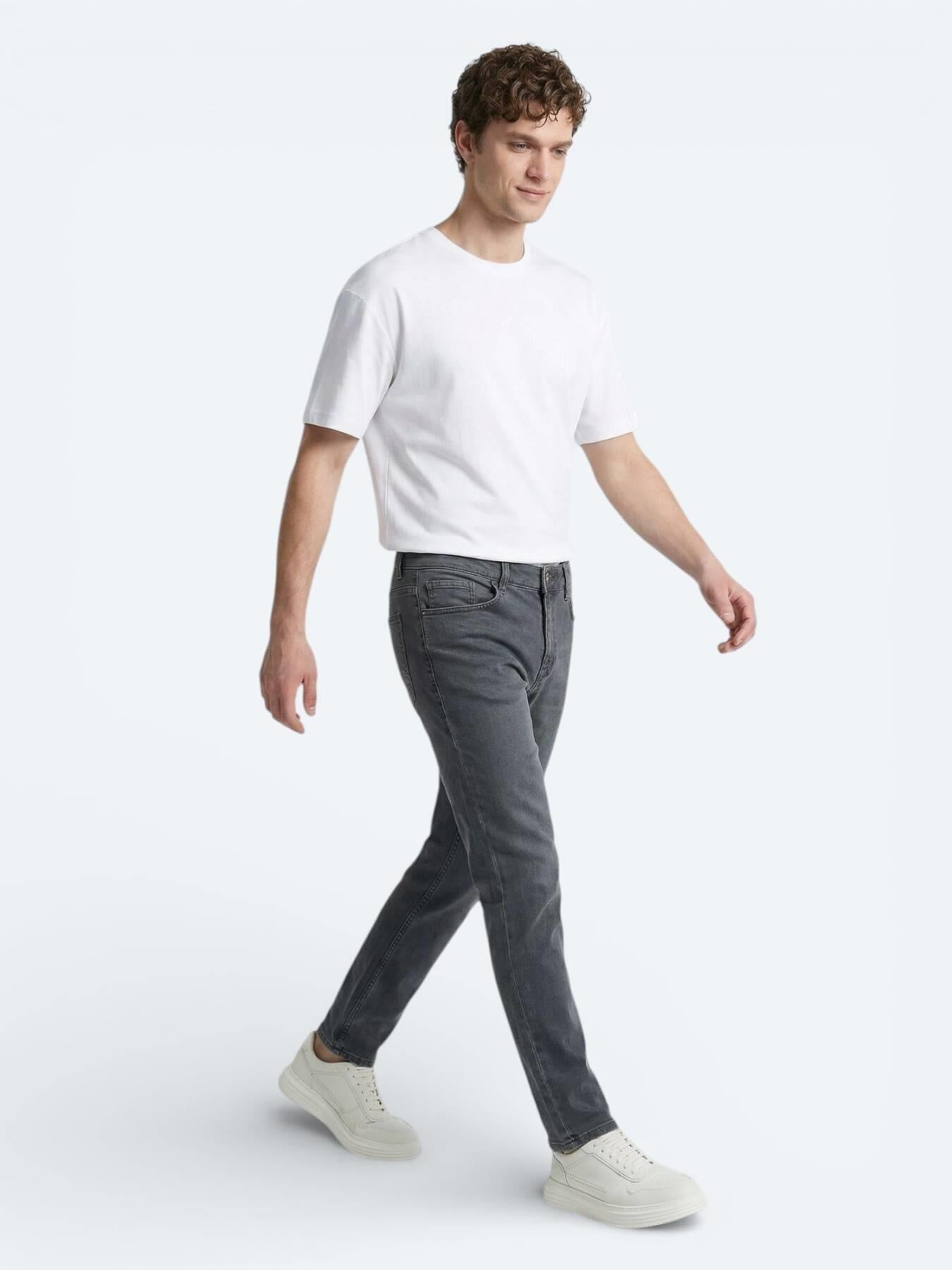 Beyaz Düz %100 Pamuk T-shirt