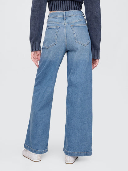 Mavi High Stride Wide-leg Ankle Jean Pantolon