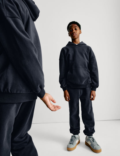 Pamuk Karışımlı Kapüşonlu Sweatshirt (6–16 Yaş)