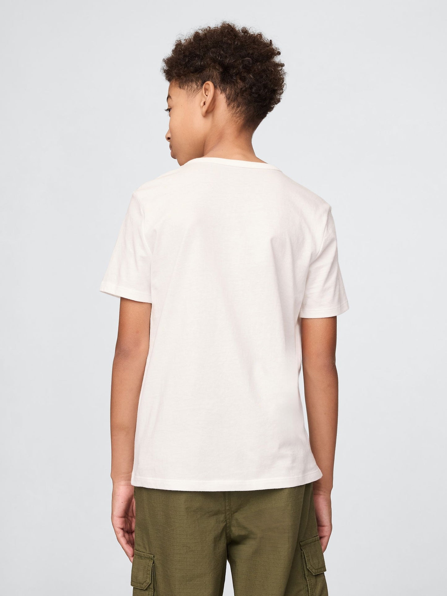 Kırık Beyaz Gap Logo T-shirt