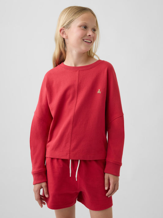 Kırmızı Heavyweight Oversized Seam T-shirt