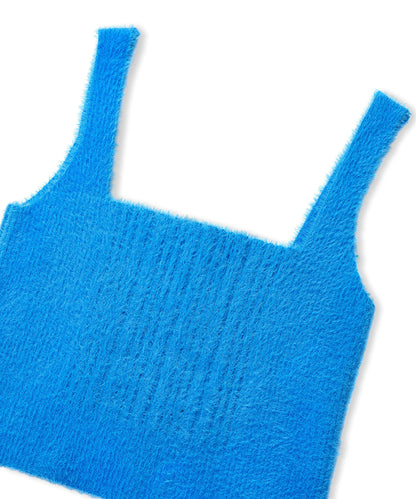 Pelüş Crop Triko