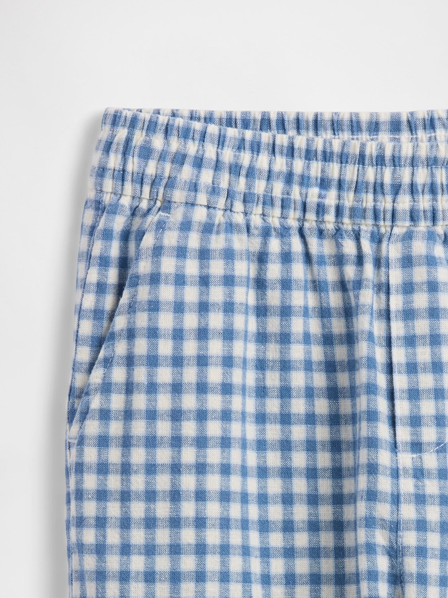 Mavi Pull-on Baggy Keten Karışımı Jogger Pantolon
