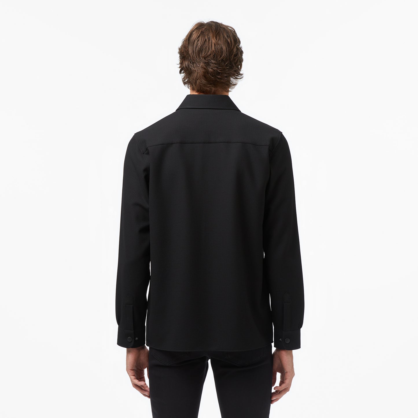 Lacoste Erkek Relaxed Fit Siyah Gömlek