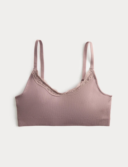 Ribanalı Dikişsiz Crop Top
