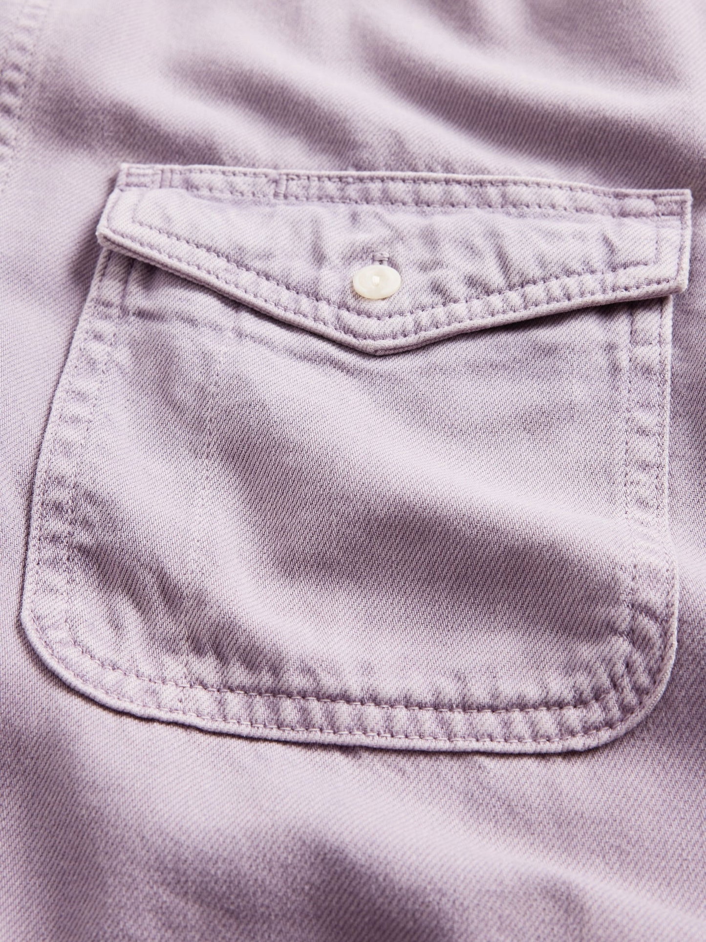 Lila Ultrasoft Denim Relaxed Gömlek