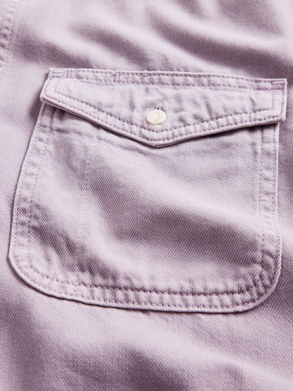 Lila Ultrasoft Denim Relaxed Gömlek