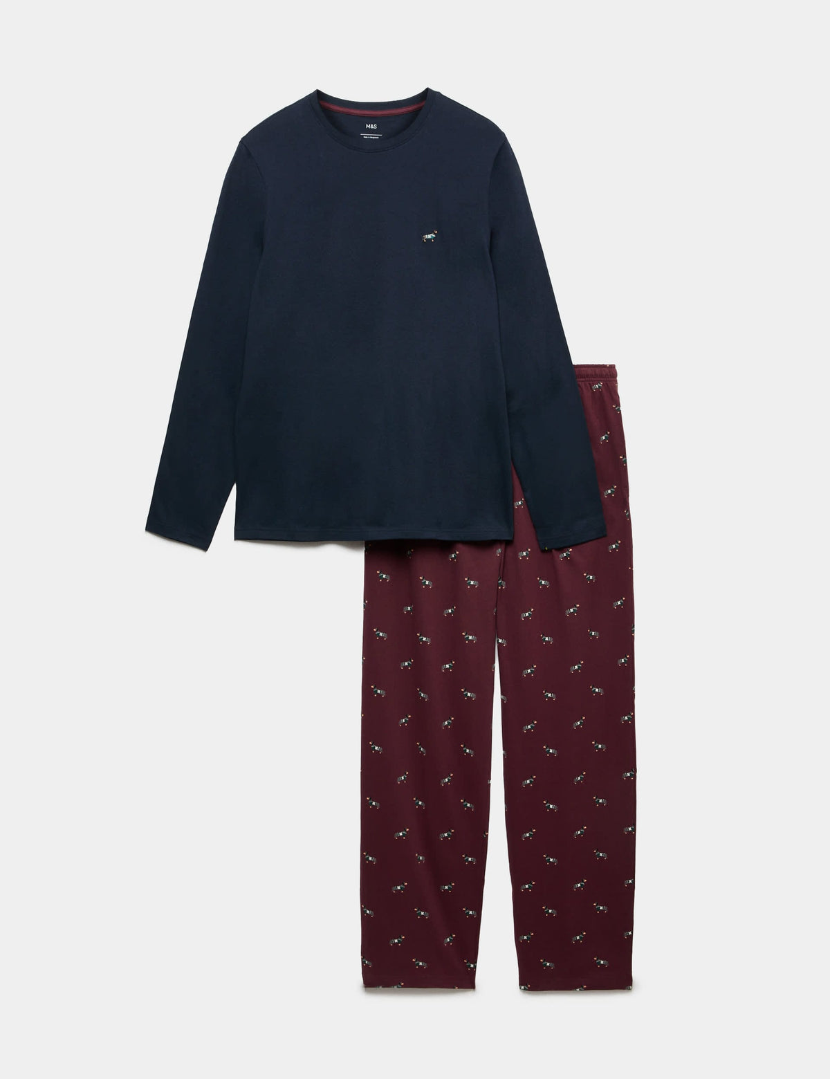 Sosis Köpek Desenli Pijama Takımı
