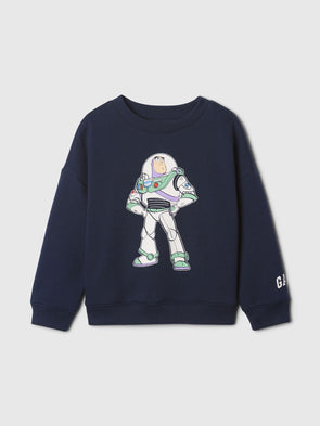 Lacivert Disney Mickey Mouse Grafikli Sweatshirt