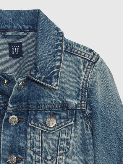 Lacivert Icon Denim Ceket