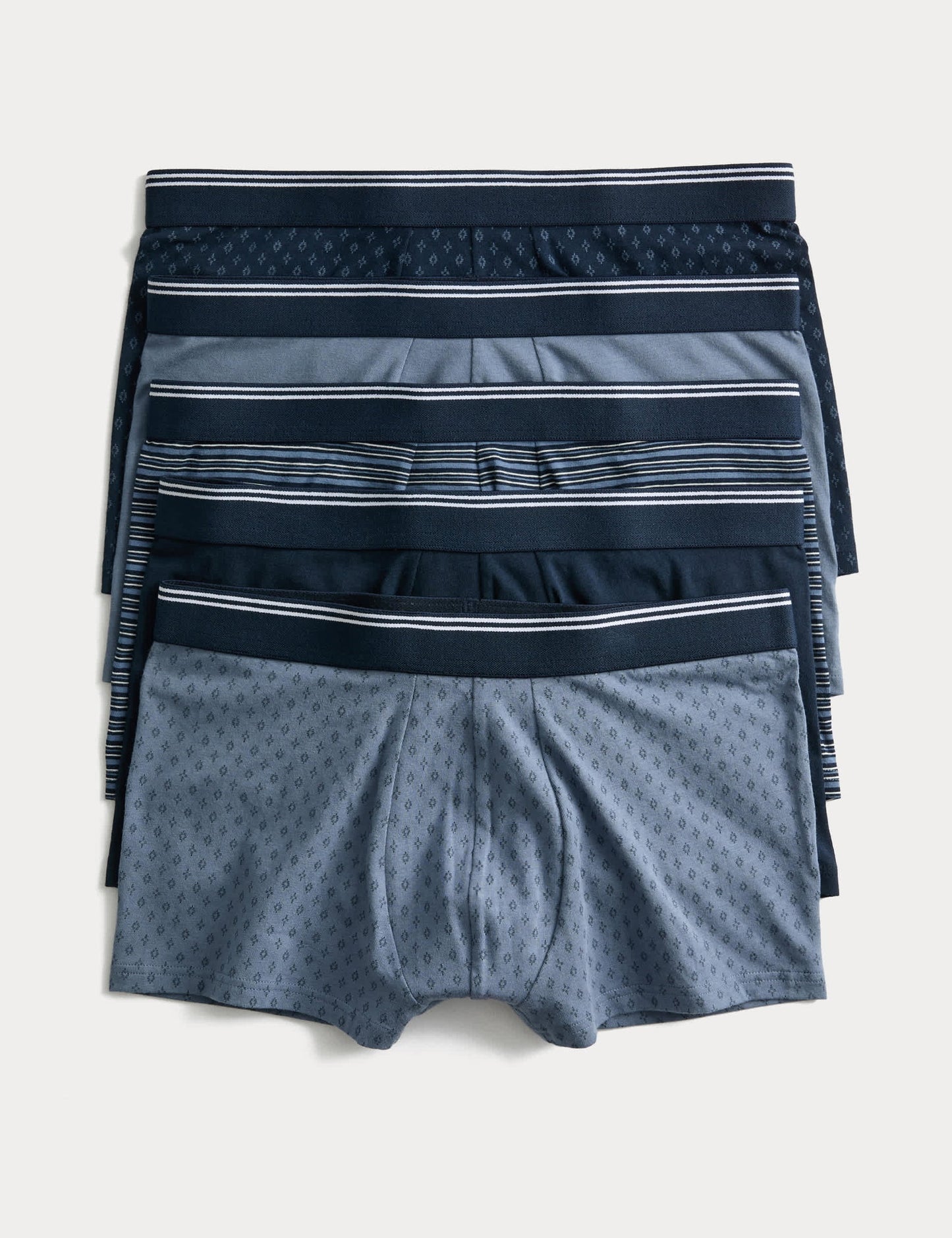 5’li Pamuklu Geometrik Boxer