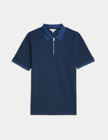 Regular Fit Pamuk Karışımlı Polo Yaka T-shirt