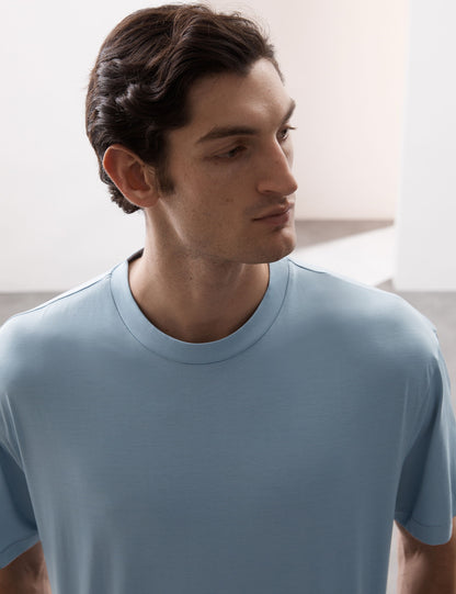 Saf Supima Pamuklu Oversize T-shirt