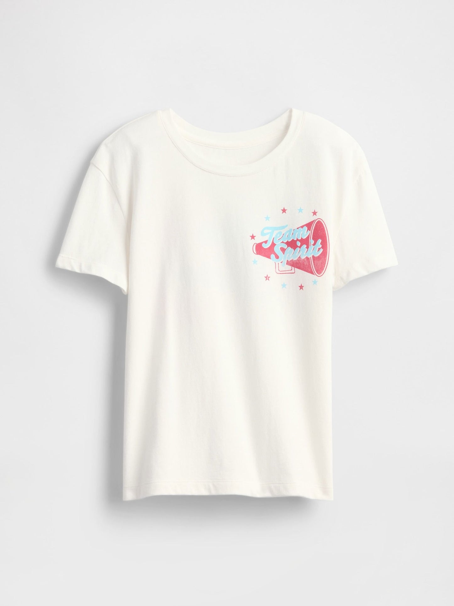 Beyaz Grafik Baskılı T-shirt
