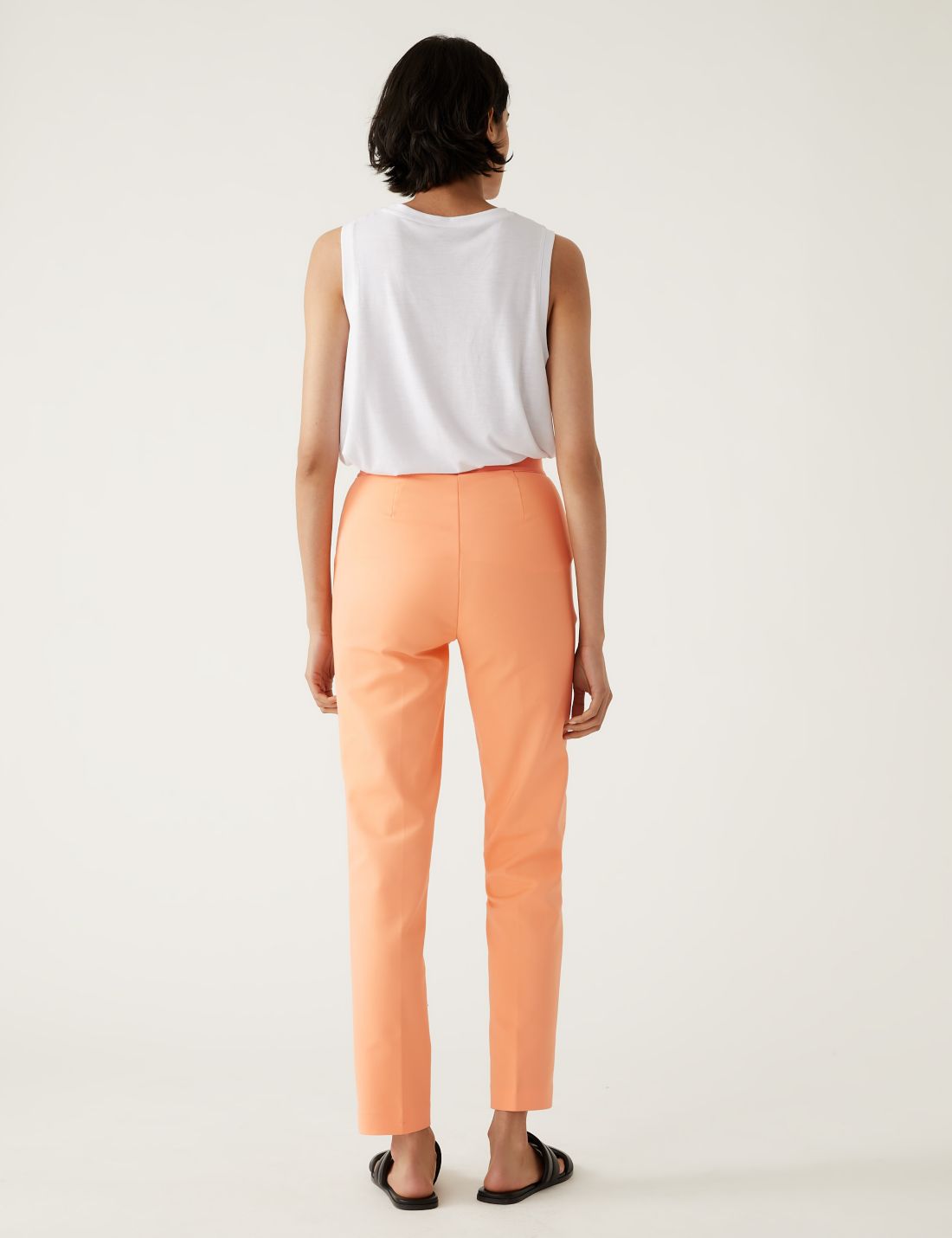 Slim Fit Yüksek Bel Pantolon