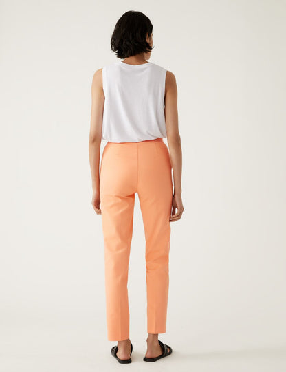 Slim Fit Yüksek Bel Pantolon