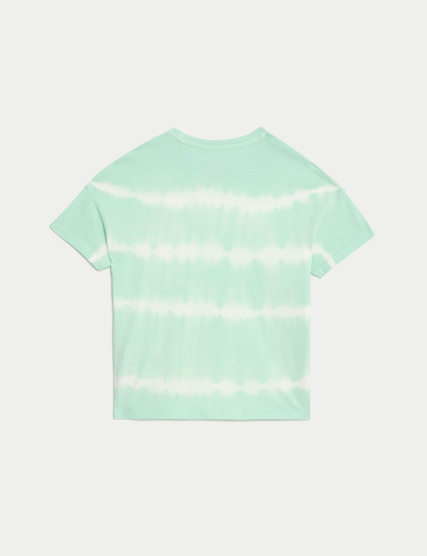 Saf Pamuklu Desenli Kısa Kollu T-shirt (2-8 Yaş)