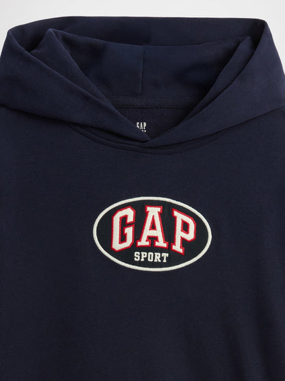 Lacivert Vintagesoft Terry Sport Logo Sweatshirt