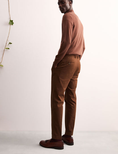 Tapered Fit Italian Chino Pantolon