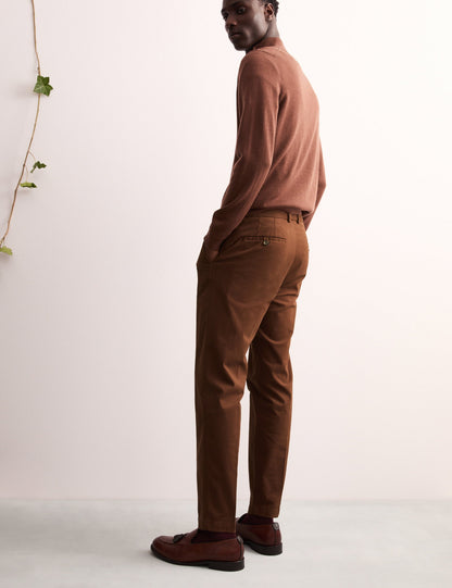 Tapered Fit Italian Chino Pantolon