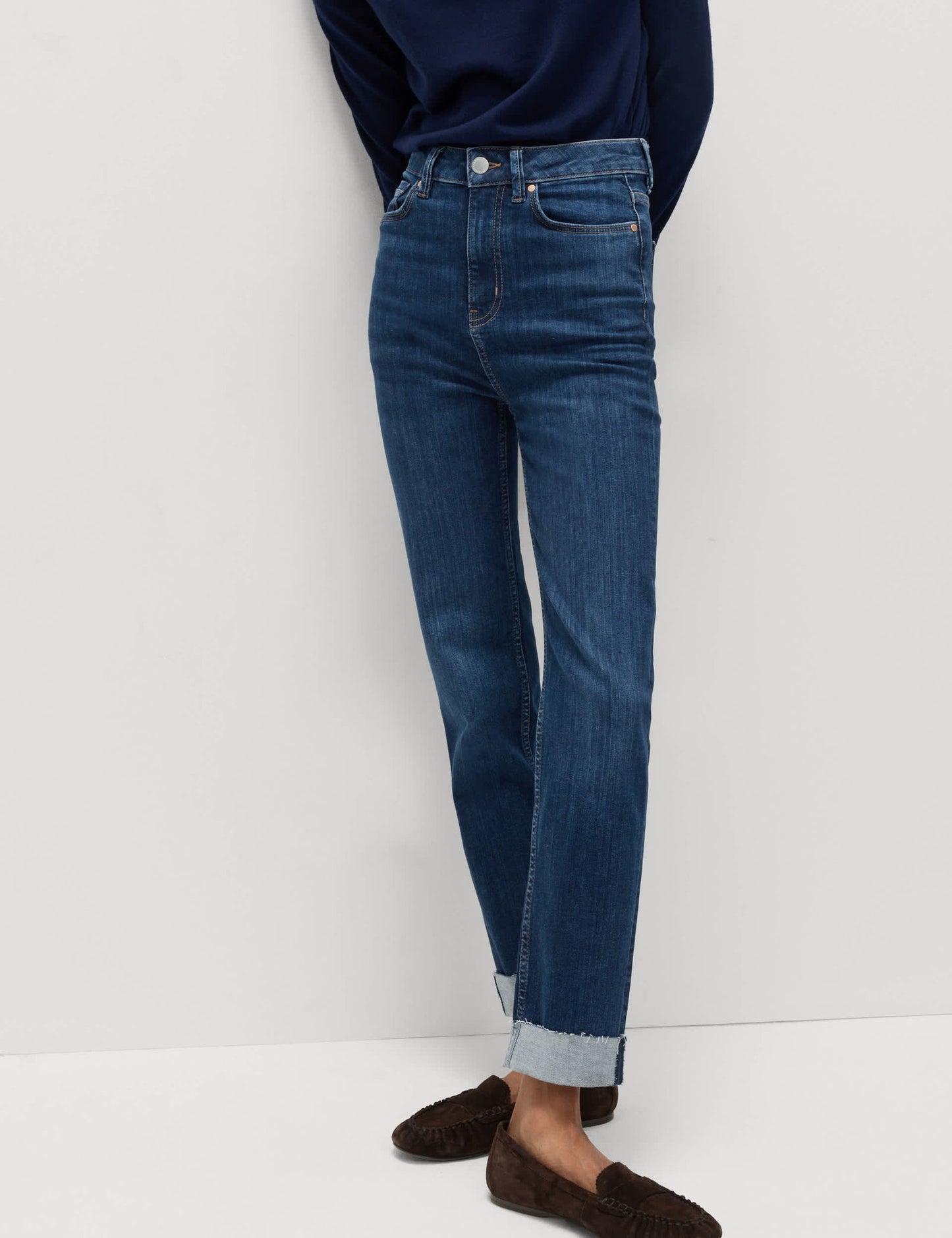 Harper Supersoft Yüksek Bel Jean Pantolon
