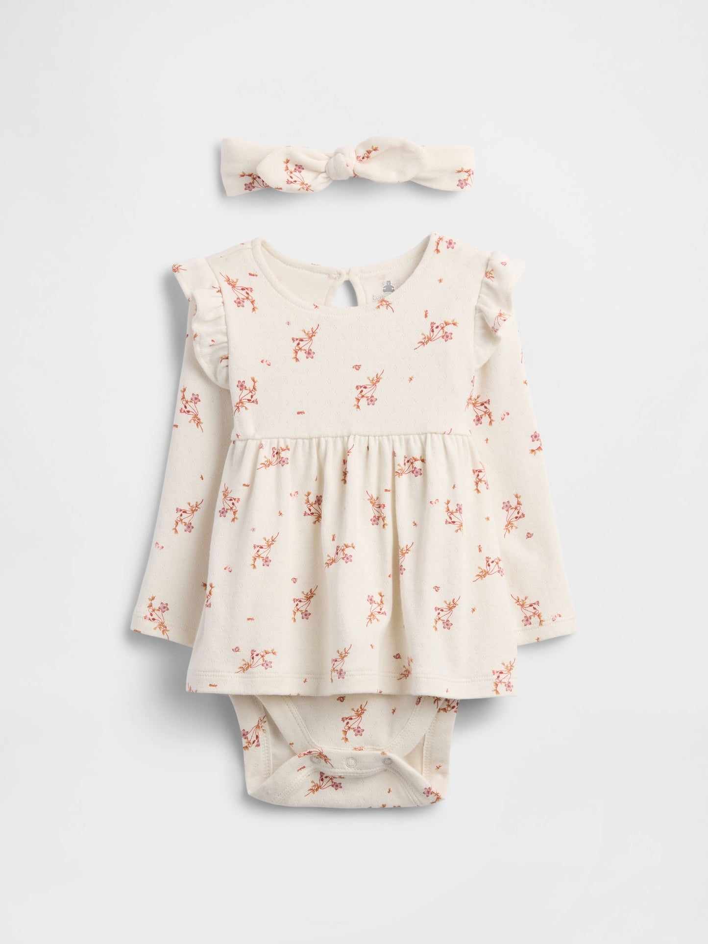 Krem Pointelle Two-piece Outfit Set