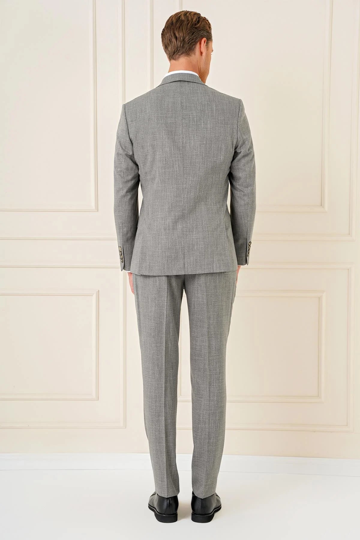 Tk 902 Slim Fit Haki Klasik Takım Elbise