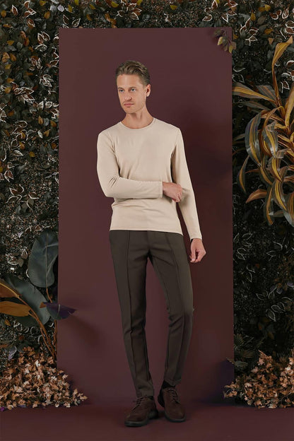P 1130 Slim Fit Haki Spor Pantolon