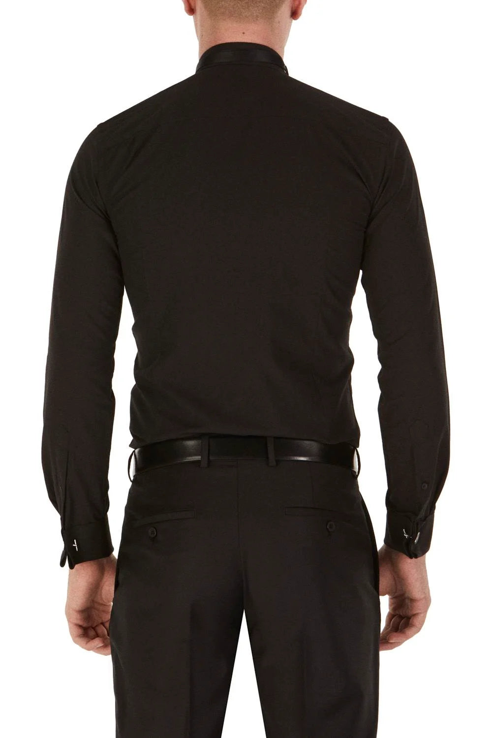 Gk 148 Slim Fit Siyah Klasik Gömlek