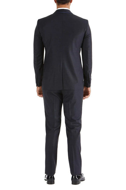 037 Slim Fit Lacivert Black Takım Elbise