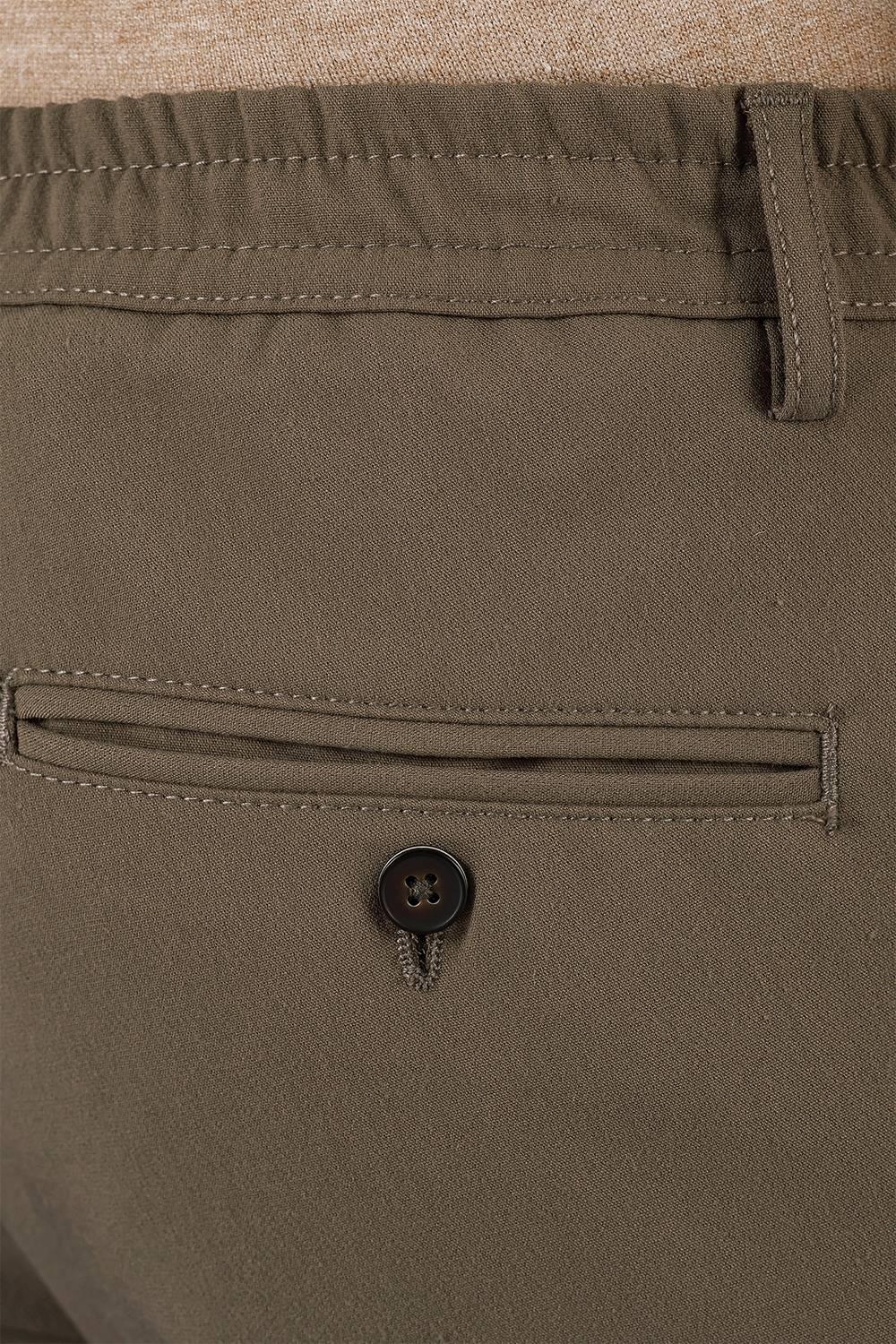 P 1130 Slim Fit Bej Spor Pantolon