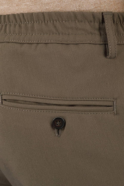 P 1130 Slim Fit Bej Spor Pantolon