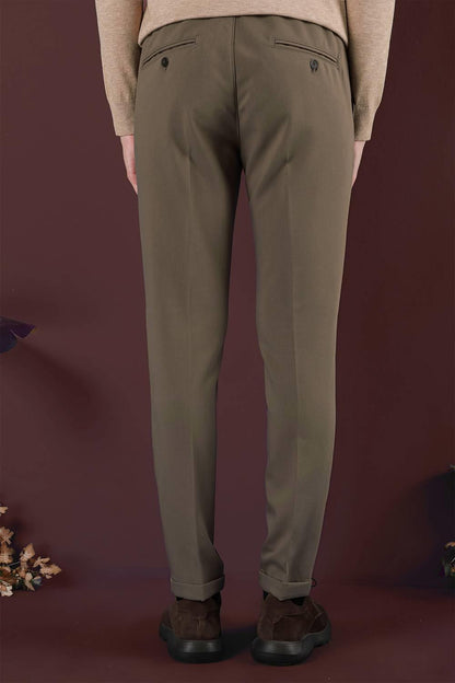 P 1130 Slim Fit Bej Spor Pantolon