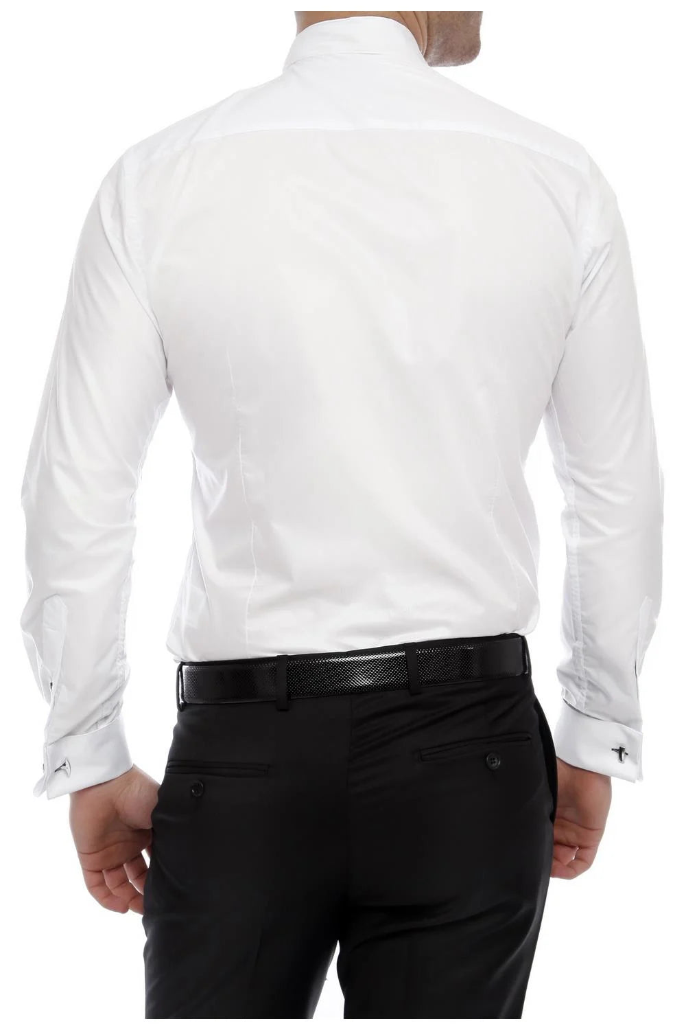 Gk 360 Slim Fit Beyaz Klasik Gömlek