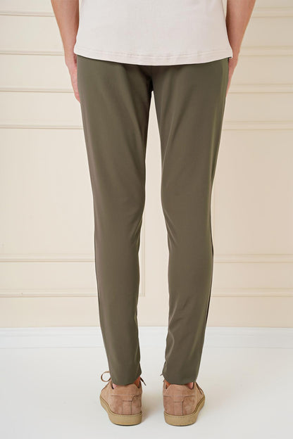 P 1144 Slim Fit Haki Klasik Pantolon