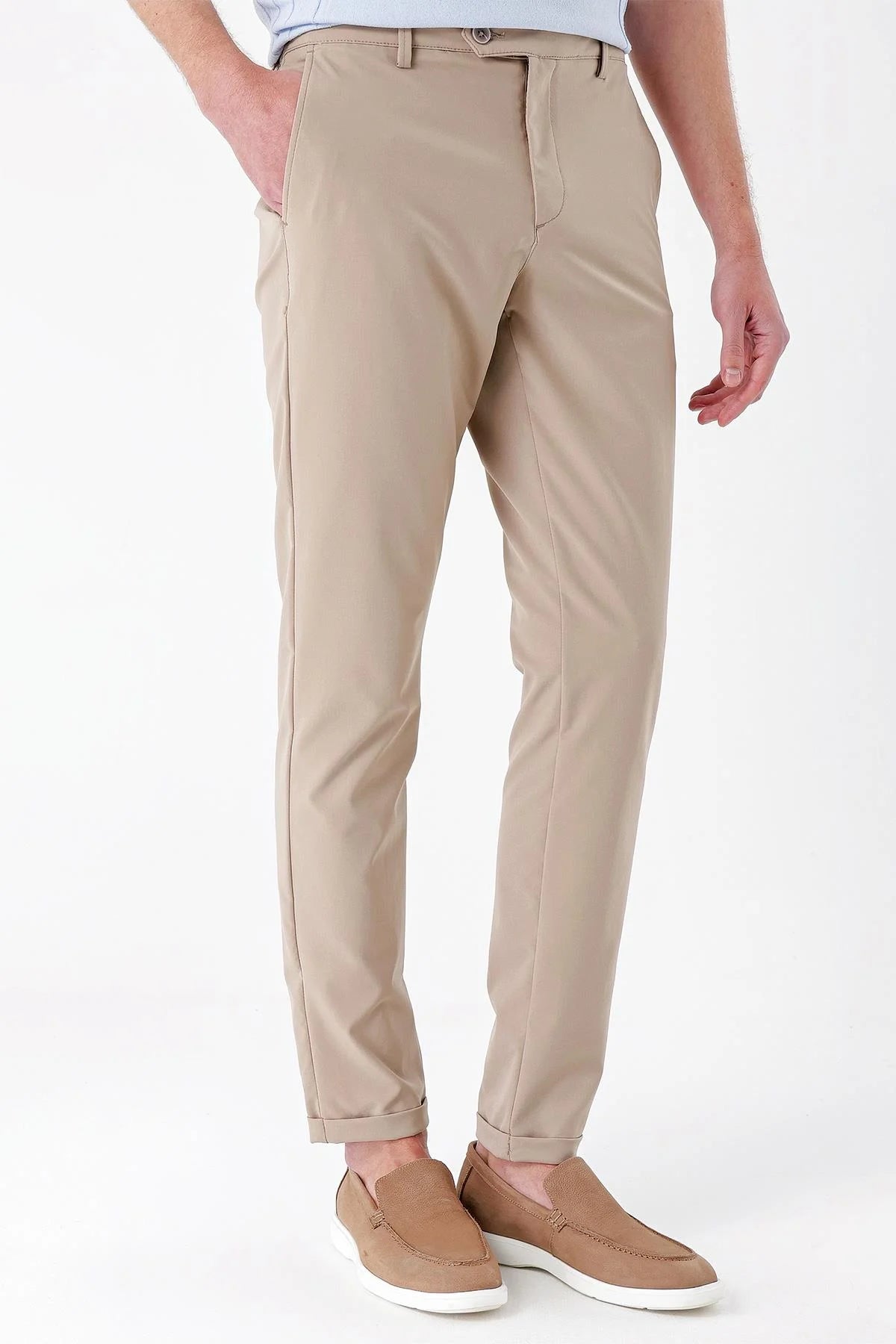 P 1150 Slim Fit Taş Klasik Pantolon