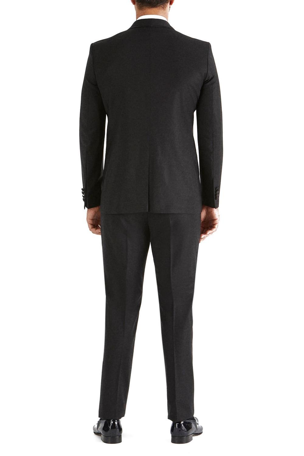 037 Slim Fit Siyah Black Takım Elbise