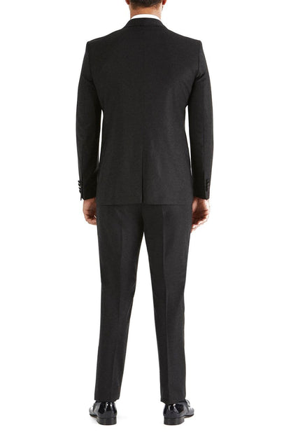 037 Slim Fit Siyah Black Takım Elbise