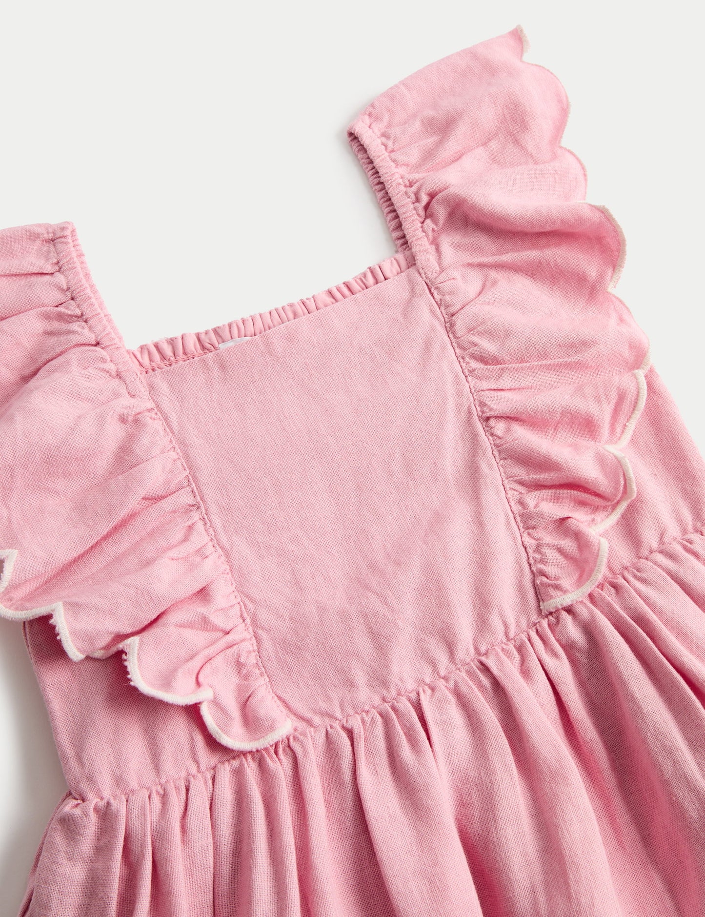 Keten Karışımlı Elbise