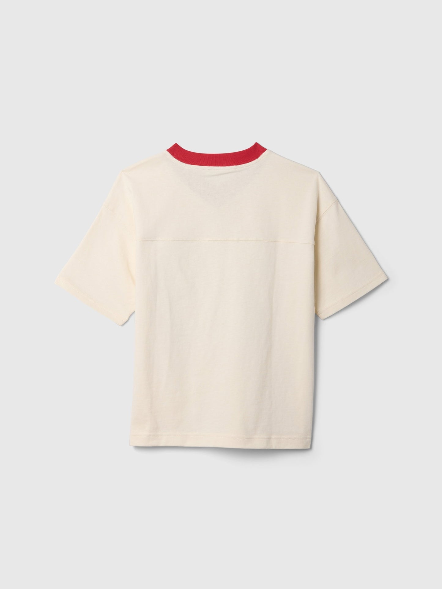 Kırık Beyaz Gap × Disney Gap Logo Varsity T-shirt