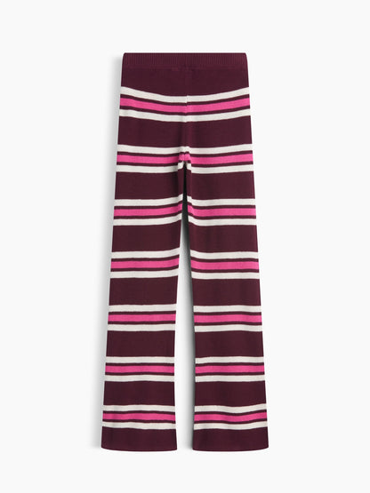 Bordo Pull-on Flare Pantolon
